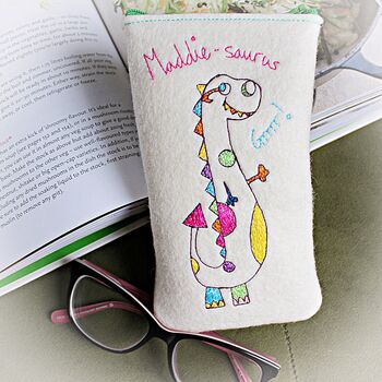 Dinosaur Glasses Case, Personalised, 2 of 9