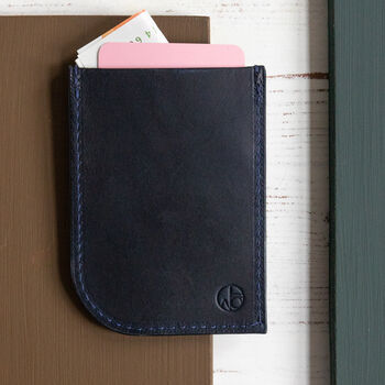 Personalised Handmade Leather Card Case, 6 of 7