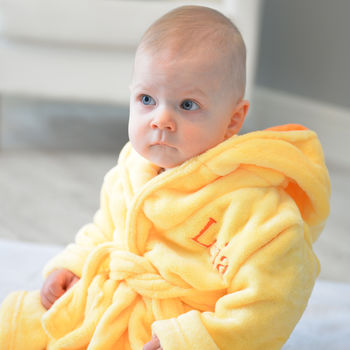 Personalised Twins Soft Chick Dressing Gown Set, 4 of 6
