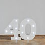 Milestone Ages LED Light Up Numbers, thumbnail 5 of 6