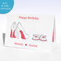 Personalised Shoes Birthday Card, thumbnail 1 of 6