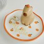 Personalised Capybara And Oranges Trinket Dish, thumbnail 1 of 5