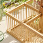 Bamboo Wicker Cutlery Caddy, thumbnail 3 of 4