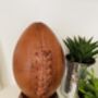 Mini American Football With Wooden Display Stand, thumbnail 2 of 3