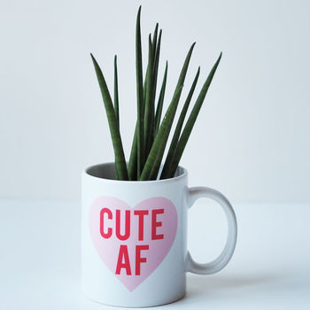 Cute Af Funny Mug Gift For Her, 3 of 3
