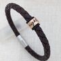 Leather Bracelet For 8th Wedding Anniversary, thumbnail 2 of 4