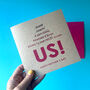 'Us' Funny Mother's Day Card, thumbnail 1 of 2