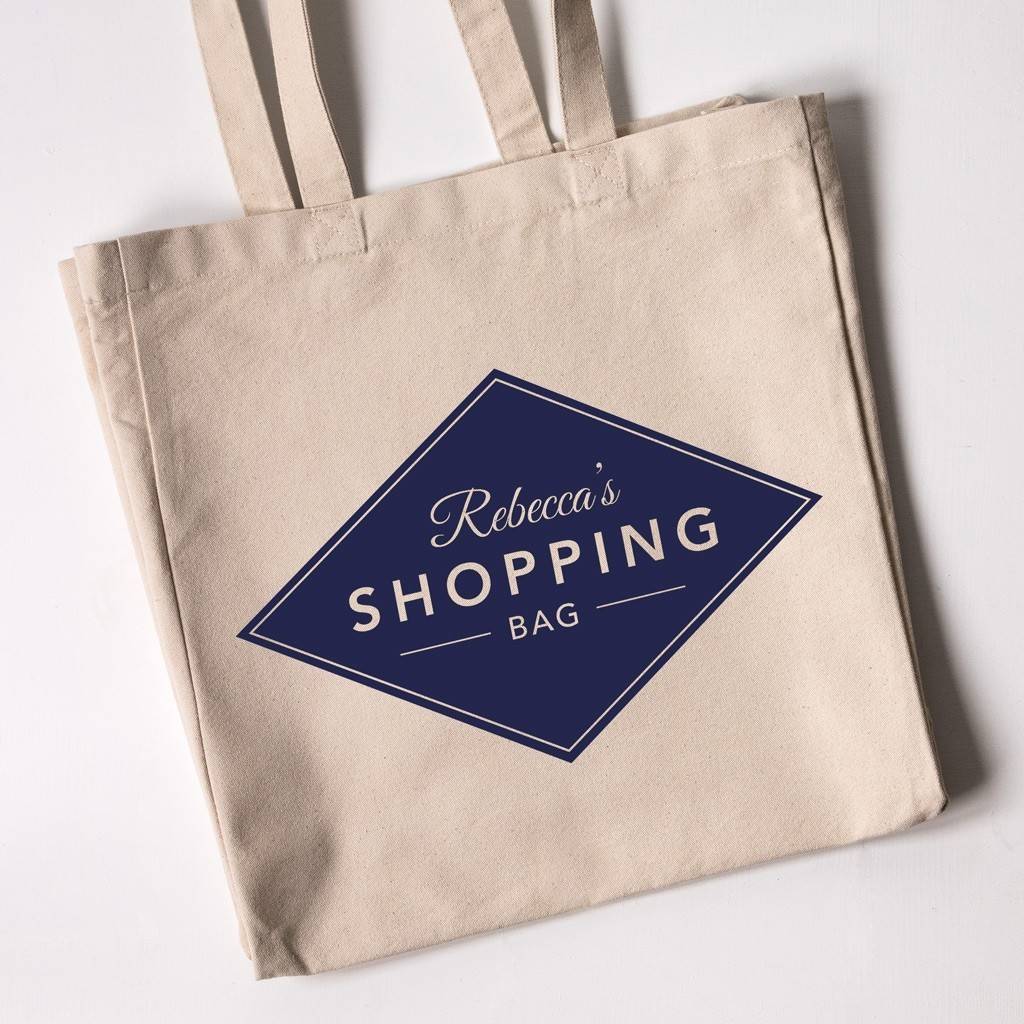 Personalised Tote Bags, Shopping Design By Able Labels