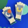 Bloc Fingerless Gloves, thumbnail 4 of 5