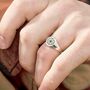 Family Initials Silver Signet Ring, thumbnail 3 of 9
