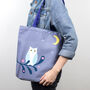Owl Tote Bag, thumbnail 7 of 9