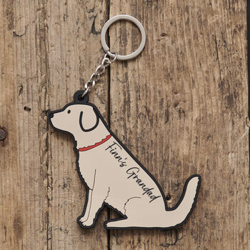 Personalised Father's Day Keyring From The Dog, 9 of 12