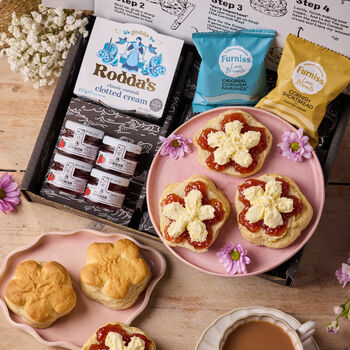 Mother's Day Flower Scone Cream Tea Hamper, 3 of 6