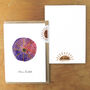 Echinozoa Purple Sea Urchin Greetings Card, thumbnail 4 of 7