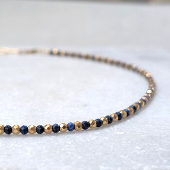 The Athena Lapis Lazuli Necklace, 3 of 8
