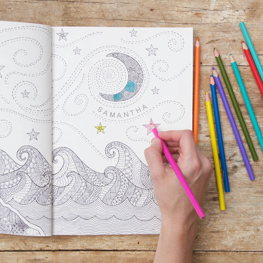 Personalised Colouring Book By Jonny's Sister