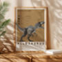 Dinosaurs Predator Series Set Of Six Art Prints, thumbnail 6 of 12