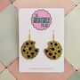 Cookie Glitter Earrings / 'One Tough Cookie' / Strength And Encouragement Gift / Gift For Bakers, thumbnail 2 of 7