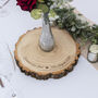 Names And Wedding Date Wood Slice Table Centrepiece, thumbnail 2 of 4