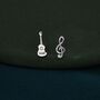 Mismatched Guitar And Music Note Stud Earrings, thumbnail 2 of 8