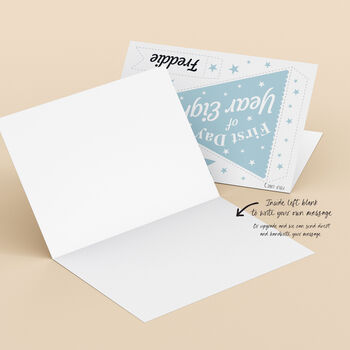 Good Luck Back To School Flag Card, 5 of 12