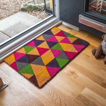 Geometric Coir Doormat, 2 of 3