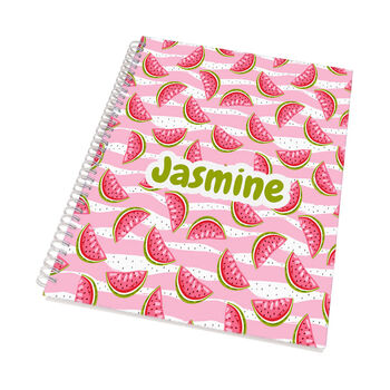 Personalised Kid's Patterned A4 Notebook, 4 of 9