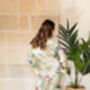 Indian Cotton Tropical Print Pyjama Set, thumbnail 3 of 4