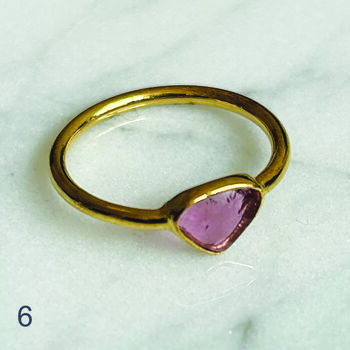 Tara One Stone Ring, 6 of 11
