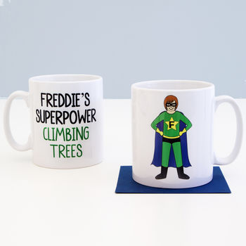 Design Your Own Superboy Personalised Mug, 2 of 6