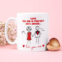 Personalised Valentines His And Hers Mug, thumbnail 1 of 5