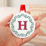 Personalised Initial Christmas Tree Decoration, thumbnail 2 of 10