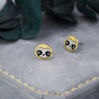 Sterling Silver Sloth Stud Earrings, thumbnail 5 of 12