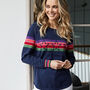 Maria Cotton Cashmere Star Jumper, thumbnail 3 of 11