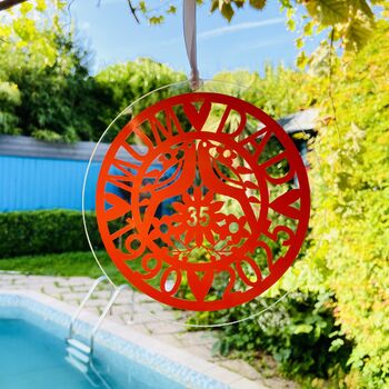 35th Anniversary Sun Catcher For Parents, 7 of 8