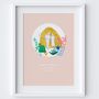 Personalised Forever And Ever Wedding Art Print, thumbnail 2 of 4