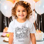 Personalised Rainbow Colour In T Shirt, thumbnail 1 of 7