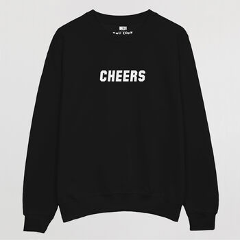Cheers Women’s Printed Slogan Sweatshirt, 3 of 4