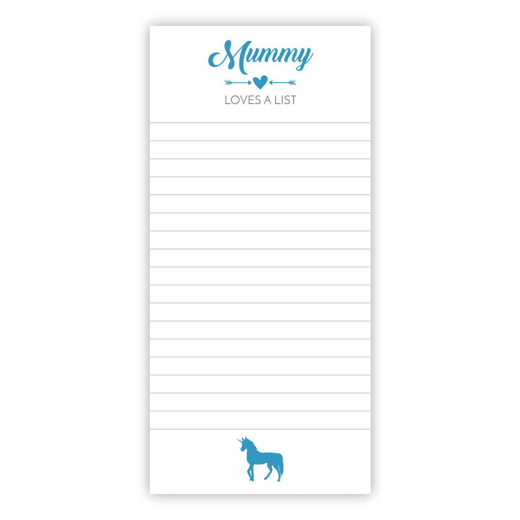 Personalised Mother’s Day Notepads By Able Labels