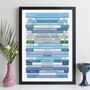 Football Team Print Personalised Year Gift, thumbnail 2 of 12