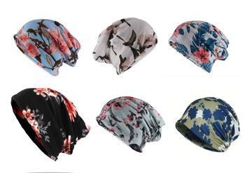 Chemo Turban Cancer Scraves Beanie Hat Bandana, 11 of 12