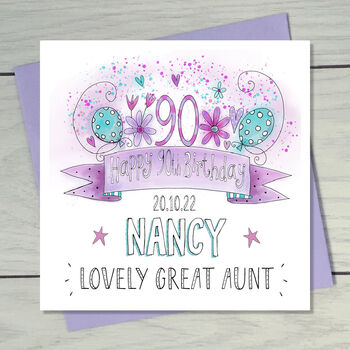 Happy 90th Birthday Card, 2 of 2