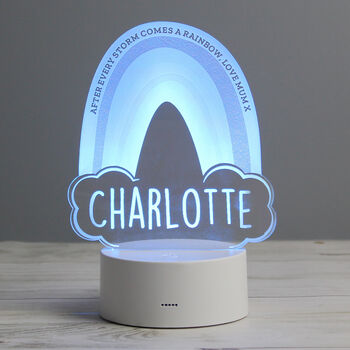 Personalised Rainbow LED Night Light, 5 of 12