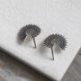 Oxidised Sterling Silver Marrakech Studs, thumbnail 1 of 4