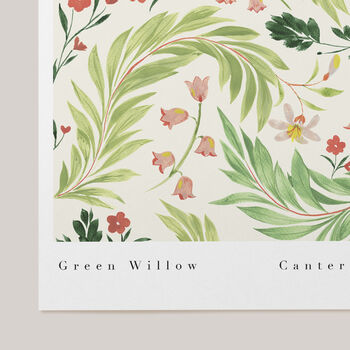 Green Willow Art Print, 4 of 6