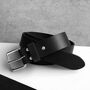 Handmade Men's Thick Leather Belt, thumbnail 1 of 7