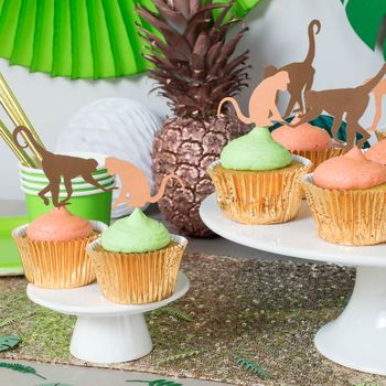 Monkey Cupcake Toppers, 2 of 4