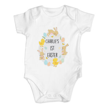 Personalised Baby First Easter Vest, 2 of 5