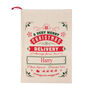 Personalised Large Christmas Gift Sack, thumbnail 2 of 6