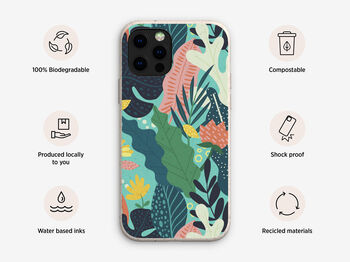 Tropical Forest Biodegradable Phone Case, 3 of 12